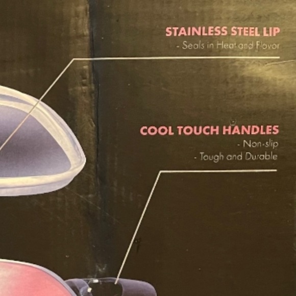 ECO-CHEF -Electric Skillet, Ceramic Nonstick. 1400 watts, 12" square pan, copper - Picture 7 of 11